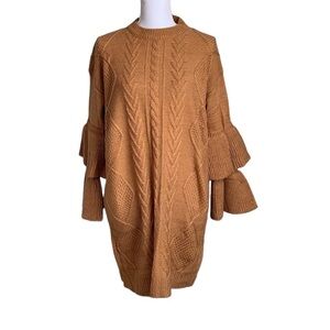 Main Strip Belle Sleeve Sweater Size Small